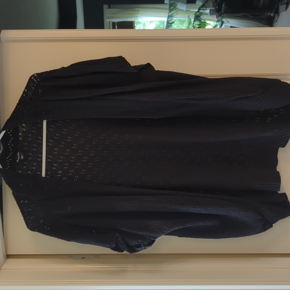 Simply Be Black Knit Cardigan Sz 28/30